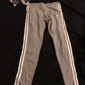 Grey Adidas leggings